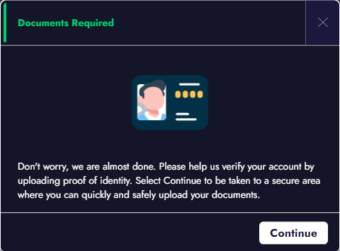 How do I know if I need to verify my account